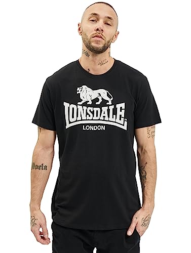 Lonsdale Herren Sport Shorts T-Shirt Promo, Black, M von Lonsdale