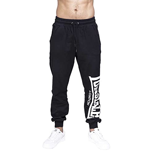 Lonsdale Herren Sporthose Jogginghose Logo Large schwarz (Black) XX-Large von Lonsdale