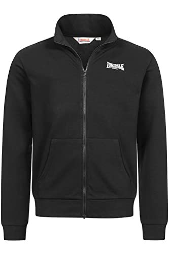 Lonsdale Herren Sweatjacke mit Reißverschluss Normale Passform Nairn Black/White S von Lonsdale