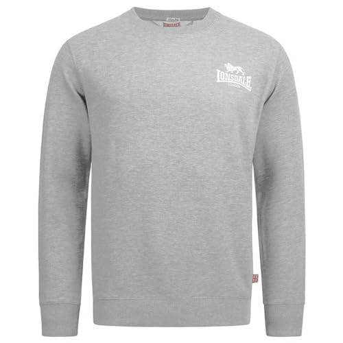Lonsdale Herren Sweatshirt Longridge, Farbe:Marl Grey, Größe:2XL Lonsdale Herren Sweatshirt Longridge, Farbe:Marl Grey, Größe:2XL von Lonsdale