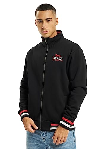 Lonsdale Herren Zip Dover Sweatshirt, Schwarz, L EU von Lonsdale