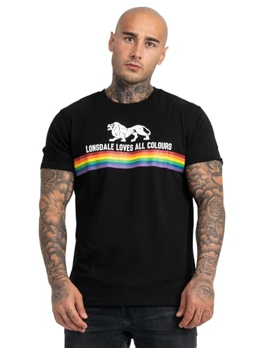 Lonsdale Unisex T-Shirt Normale Passform Nelson Black XS Lonsdale Unisex T-Shirt Normale Passform Nelson Black XS von Lonsdale