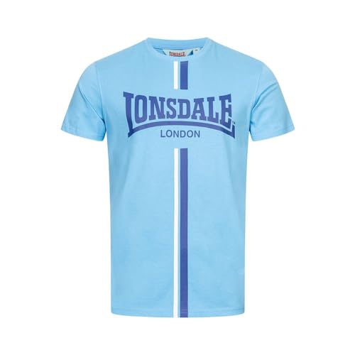 Lonsdale Herren T-Shirt Normale Passform ALTANDHU Blue/Navy/White S 117350 von Lonsdale