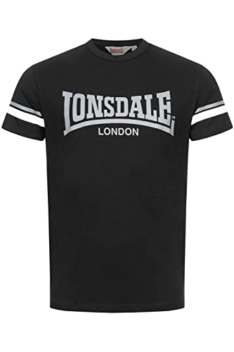 Lonsdale Herren T-Shirt Normale Passform CREICH Black/White/Grey L 117363 von Lonsdale