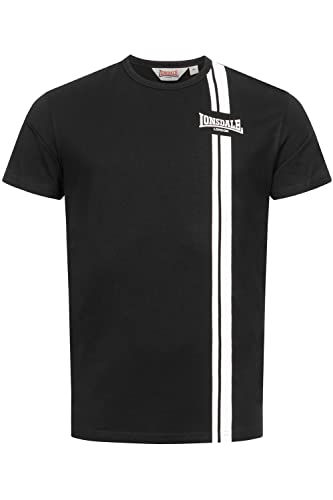 Lonsdale Herren T-Shirt Normale Passform INVERBROOM Black/White L 117367 von Lonsdale