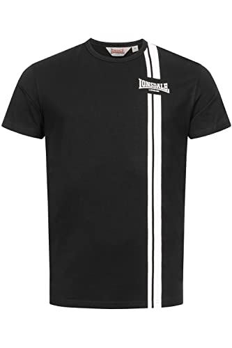 Lonsdale Herren T-Shirt Normale Passform INVERBROOM Black/White XXL 117367 von Lonsdale