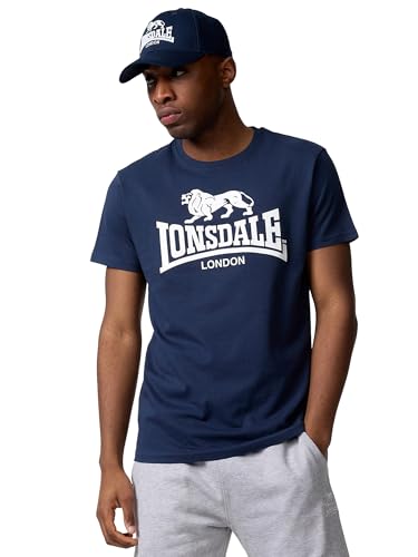 Lonsdale Herren T-Shirt Normale Passform ST. ERNEY Navy XS von Lonsdale