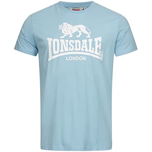 Lonsdale Herren T-Shirt Normale Passform ST. ERNEY Powder Blue S von Lonsdale