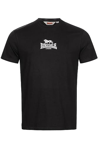 Lonsdale Herren T-Shirt SHEGRA, Farbe:Black/White, Größe:XL von Lonsdale