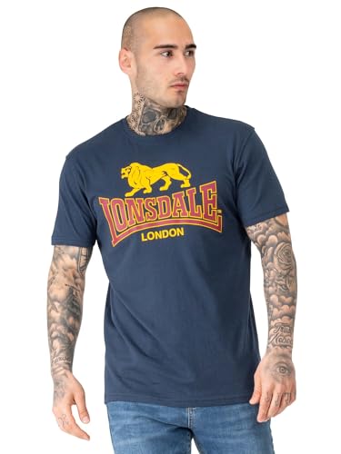 Lonsdale Herren T-Shirt Taverham, Farbe:Navy, Größe:XL von Lonsdale