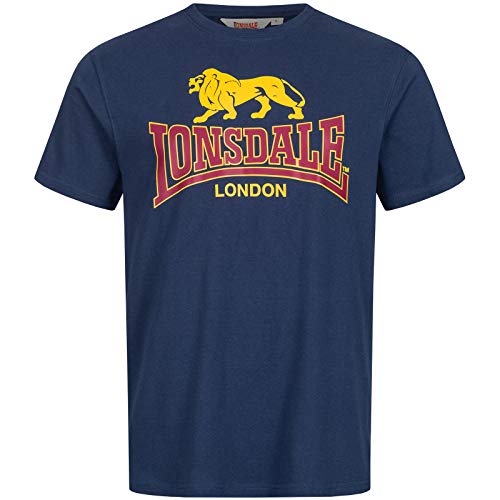 Lonsdale Herren T-Shirt Taverham, Farbe:Navy, Größe:XL von Lonsdale
