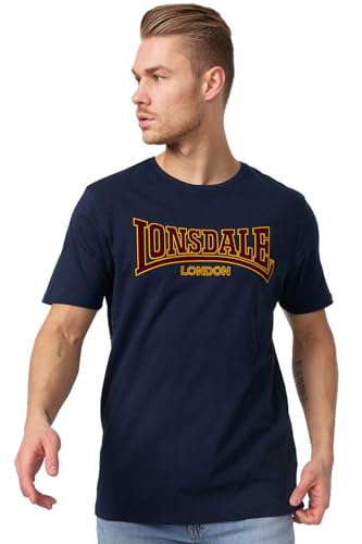 Lonsdale Herren Langarmshirt T-Shirt Classic Slimfit, Königsblau, XXL von Lonsdale