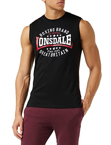 Lonsdale Herren Tanktop St.Agnes, Farbe:Black, Größe:5XL von Lonsdale