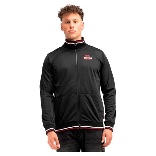 Lonsdale Herren Trainingsjacke Normale Passform IRTHING Black/Red/Ecru L von Lonsdale