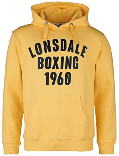 Lonsdale Herren Buckhaven Sweatshirt, Yellow/Black, 3XL EU von Lonsdale