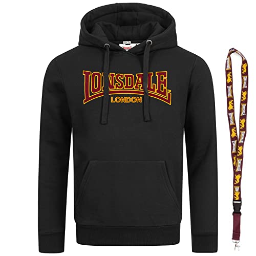 Lonsdale Hoodie - Sweatshirt - Pullover - Limited Schluesselband (Classic Black, M) von Lonsdale