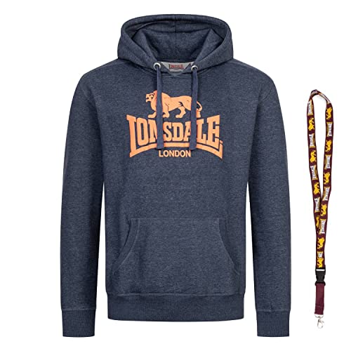 Lonsdale Hoodie - Sweatshirt - Pullover - Limited Schluesselband (Gledfield Marl Navy, 3XL) von Lonsdale