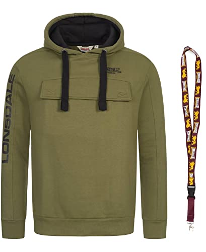 Lonsdale Hoodie - Sweatshirt - Pullover - Limited Schluesselband (Rushen Olive, 3XL) von Lonsdale