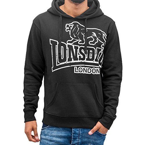 Lonsdale Hoodie Tadley Größe: XL Farbe: blk/Ecru von Lonsdale