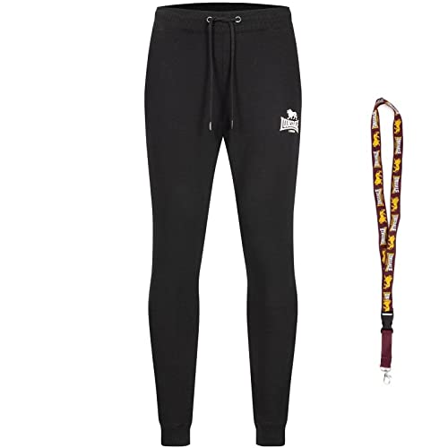 Lonsdale Hose - Jogginghose - Trainingshose - Sporthose - Limited Schluesselband (Pilsdon Black, S) von Lonsdale