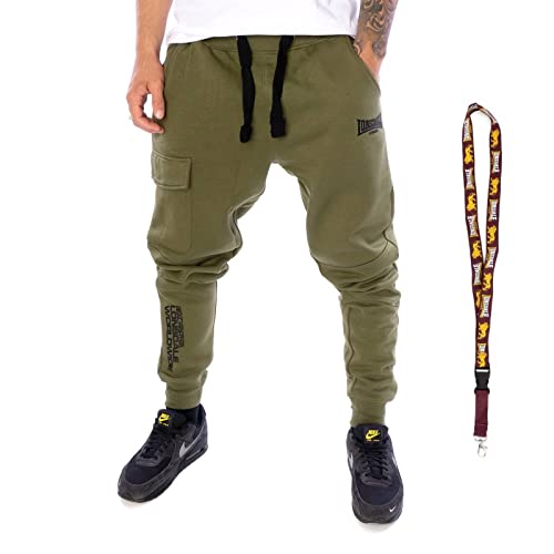 Lonsdale Hose - Jogginghose - Trainingshose - Sporthose - Limited Schluesselband (Tweedmouth Olive Black, L) von Lonsdale