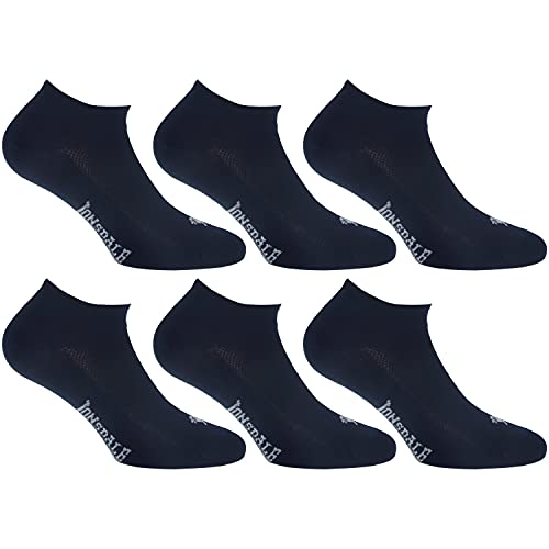 Lonsdale Invisible Fresh 6 Paar Sneakersocken, Baumwolle von ausgezeichneter Qualität mit Piquet-Herstellung (Blau, 35-38) von Lonsdale