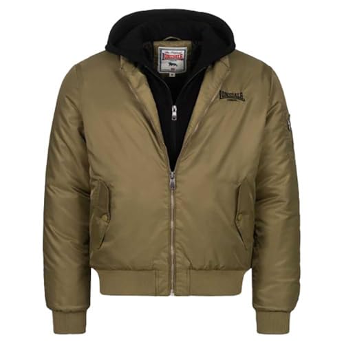 Lonsdale Men's BALLINDEAN Jacke, Olive/Black, M von Lonsdale