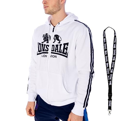 Lonsdale Jacken - Bomberjacke - College Jacke - Winterjacke - Trainingsjacke - Limited Schluesselband (Selattyn white, XL) von Lonsdale