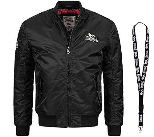 Lonsdale Jacken - Bomberjacke - College Jacke - Winterjacke - Trainingsjacke - Limited Schluesselband (Tern Hill black, L) von Lonsdale