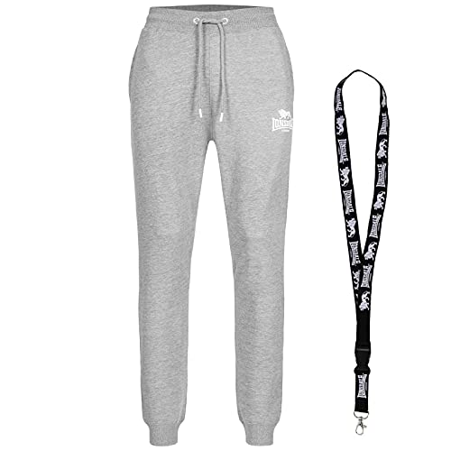 Lonsdale Jogginghose - Herren Trainingshose - Sporthose - Limited Schlüsselband (Marl Grey, 3XL) von Lonsdale