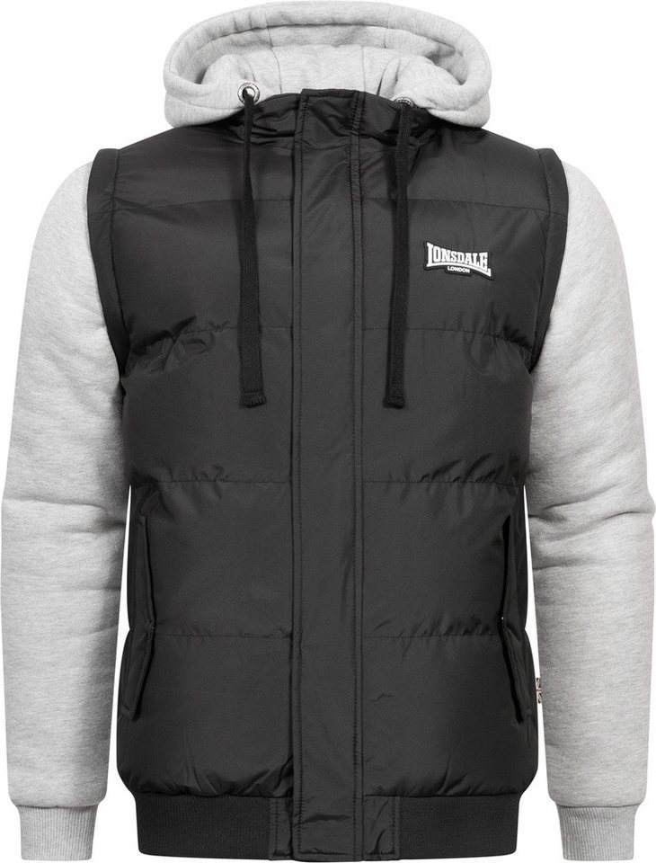 Lonsdale Kurzjacke Dowpot Herren Jacke mit Kapuze normale Passform von Lonsdale