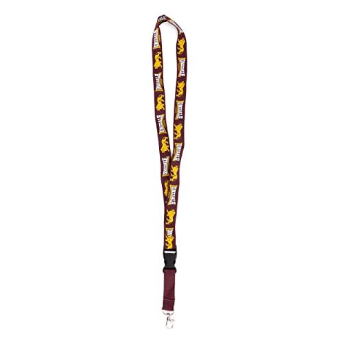 Lonsdale Lanyard Schlüsselband Keyholder Schlüsselanhänger oxblood/yellow von Lonsdale