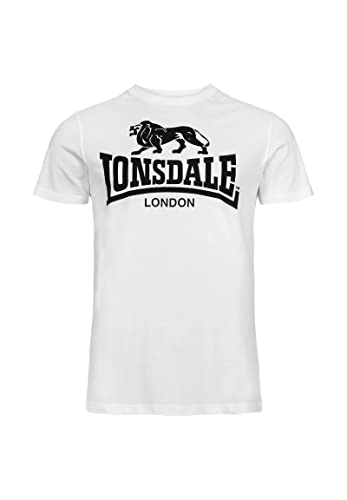 Lonsdale Logo T-Shirt (DE/NL/SE/PL, Alphanumerisch, M, Regular, Regular, White) von Lonsdale