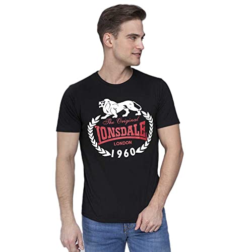 Lonsdale London Herren T-Shirts Original 1960 schwarz 3XL von Lonsdale