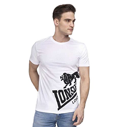 Lonsdale London Mens DEREHAM T-Shirt, White, Medium Lonsdale London Mens DEREHAM T-Shirt, White, Medium von Lonsdale