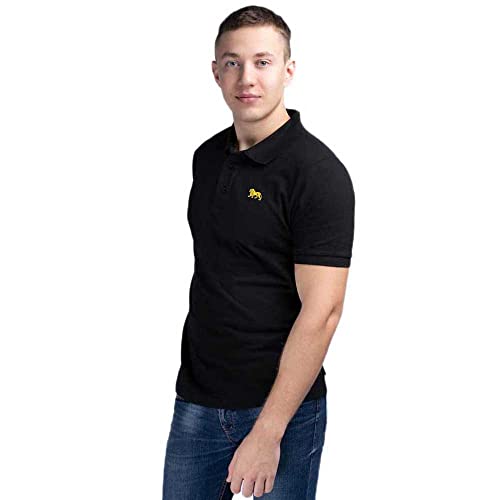Lonsdale London Mens WHALTON Polo Shirt, Black, XXXL von Lonsdale