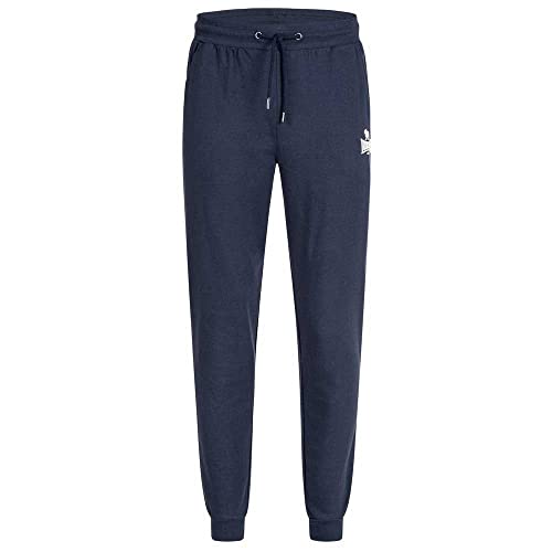 Lonsdale Men's BALLYMONEY Jogginghose, Dark Navy/White, M von Lonsdale