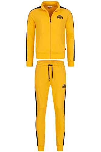 Lonsdale Men's BEICKERTON Sweatshirt, Yellow/Black, S von Lonsdale