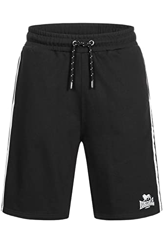 Lonsdale Men's CRAIGSTON Dress Pants, Black/White, L von Lonsdale