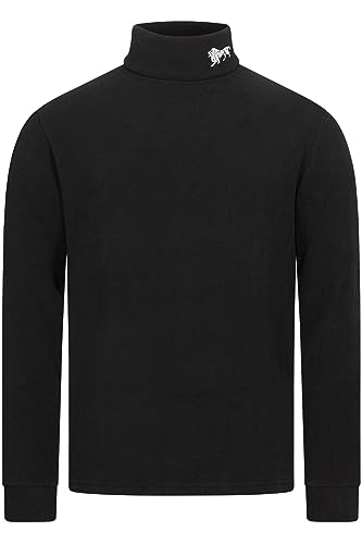 Lonsdale Men's CURDWORTH Rollkragenpullover, Black/White, X-Large von Lonsdale