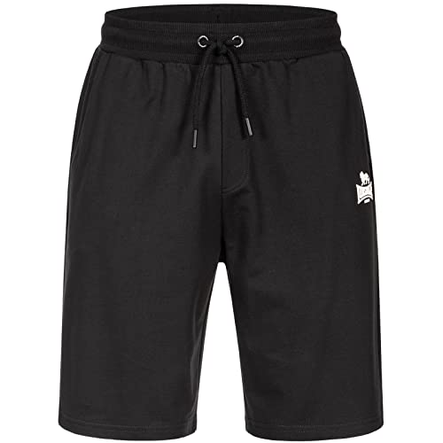 Lonsdale Men's DALLOW Shorts, Black/White, L von Lonsdale