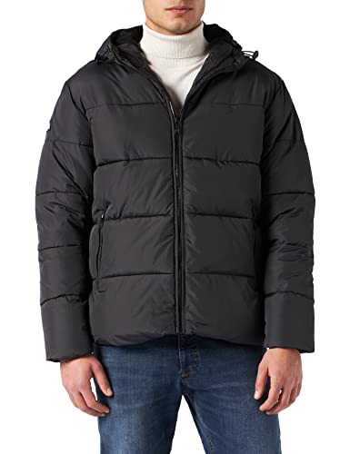 Lonsdale Men's GARKER Winterjacke mit Kapuze, Black, 3XL von Lonsdale