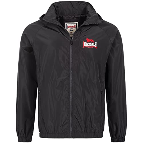 Lonsdale Men's GLENGOLLY Windjacke, Black/Red/White, 3XL von Lonsdale