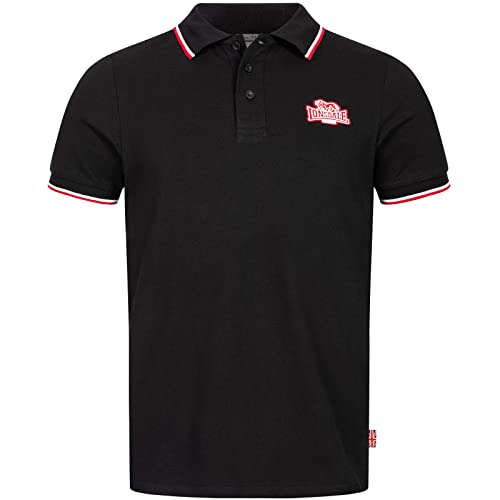 Lonsdale Herren kelaton Poloshirt, Schwarz, 3XL EU von Lonsdale