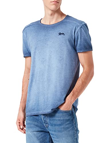Lonsdale Men's PORTSKERRA T-Shirt, Washed Blue, L von Lonsdale