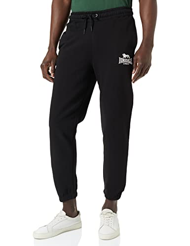 Lonsdale Men's SAINTFIELD Jogginghose, Black/White, L von Lonsdale