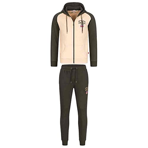 Lonsdale Men's Stretton Sweatshirt, Olive/Beige, XXL Lonsdale Men's Stretton Sweatshirt, Olive/Beige, XXL von Lonsdale