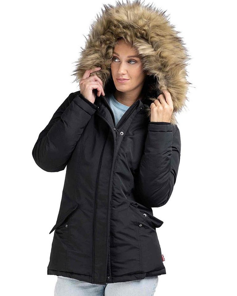 Lonsdale Parka Lonsdale Damen Kapuzenparkajacke Kimmeridge von Lonsdale