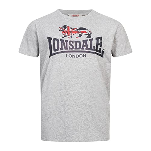 Lonsdale Stourton T-Shirt (XXL, Marl Grey) von Lonsdale