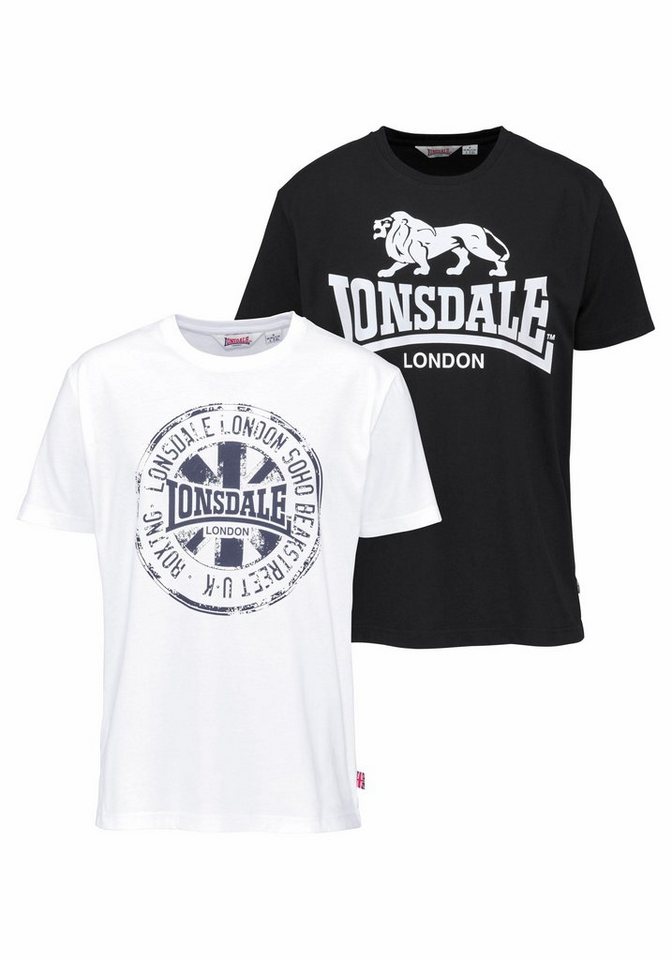 Lonsdale T-Shirt DILDAWN (Packung, 2-tlg., 2er-Pack) von Lonsdale